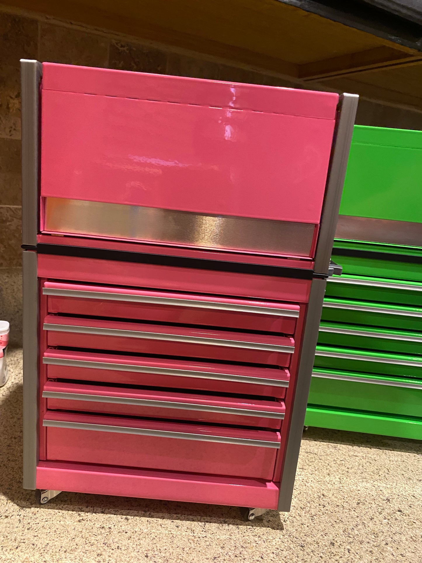 Mini Toolbox Top and Bottom with Caster