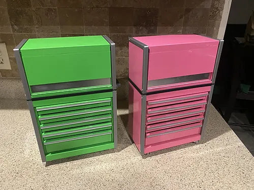 Mini Toolbox Top and Bottom with Caster