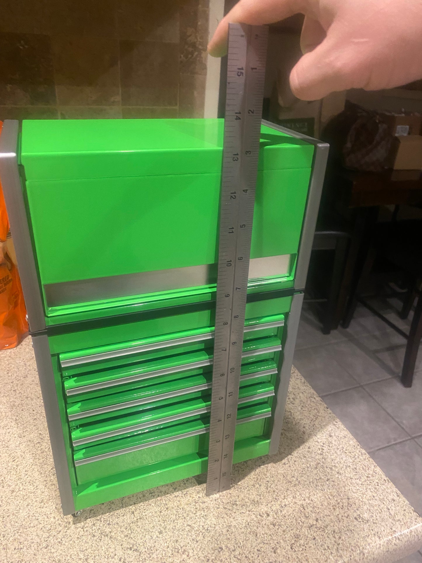 Mini Toolbox Top and Bottom with Caster