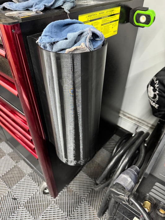 Magnetic Shop Rag Holder