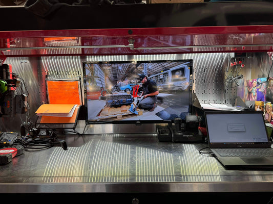 Pegboard Monitor Mount 200mm x 100mm